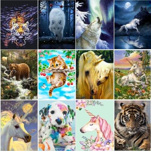 Pintura redonda de diamante 5D 5D DIY Kit de punto de cruz patrón de mosaico pinturas decorativas para hogar recién llegados