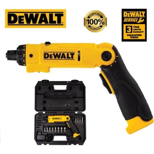 Dewalt Mini Electrical Screwdriver Set DCF008 Smart Cordless Electric Screwdrivers USB Rechargeable Handle with 45 Bit Set Drill