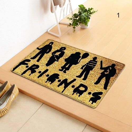 New Hot Creative Letter Printed Doormat Multi-purpose Absorbent Non-Slip Blanket for Kitchen Bedroom Bathroom