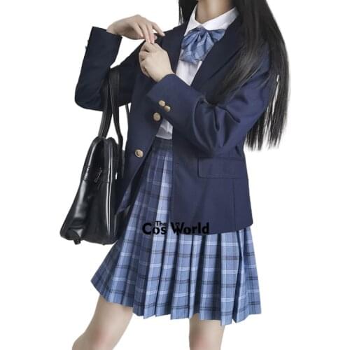 Womens Female Spring Autumn Solid Color Suits Blazer Long Sleeve Jackets Coats Outwear For JK School Uniform Students Cloths