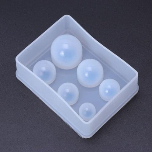 Silicone Mold Craft Globe Pendant 9/12/15/16/20/25mm For DIY Jewelry Making Cake Drop shipping