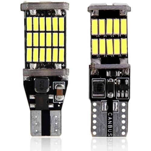 2x Car T15 W16W Canbus LED Signal Light 12V 4014SMD White 850Lm T10 W5W LED Bulb High Power Super Bright Back Parking Lmaps