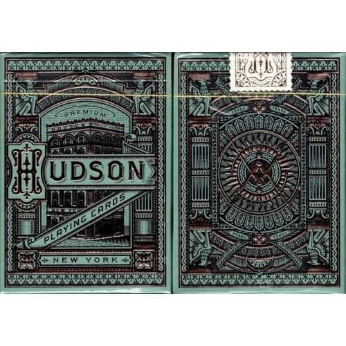 Theory11 Hudson Playing Cards Green Bicycle Deck USPCC Collectable Poker Magic Card Games Magic Tricks Props