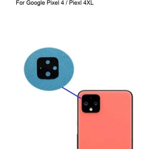 High quality For Google Pixel 4 Back Rear Camera Glass Lens test good For Google Pixel4 XL 4XL Replacement Parts