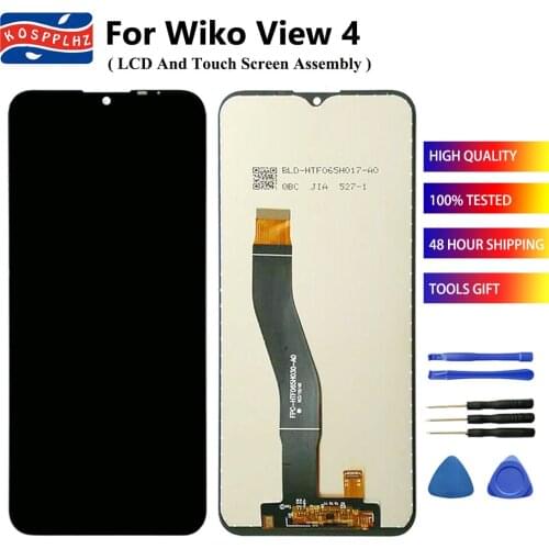 6.52" For Wiko View 4 LCD Display + Touch Screen Sensor Assembly 100% Tested Replacement For Wiko View4 Mobile Phone Accessories