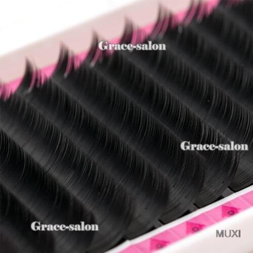 0.10 0.15 C D Curl Makeup Individual Natural False Curl Eyelashes Black Soft Cluster Eye Lash Extension