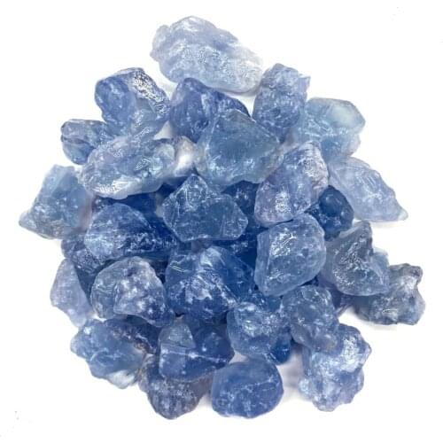 100g Reiki Natural Blue Crystal Stone Mineral Tumbled Irregular Rough Rock Quartz Yoga Energy Chakra Healing Gemstone Decoration