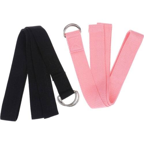 180Cm Sport Yoga Stretch Strap D-Ring Belt Gym Waist Leg Fitness Adjustable