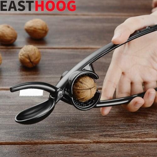 2 In 1 Multifunctional Nut Cracker Almond Walnut Pecan Hazelnut Chestnut Cracker Opener Pliers Kitchen Gadgets Tool