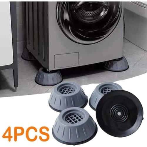 4X Anti-Vibration Feet Pads Rubber Mat Washing Machine Anti-Vibration Pad Refrigerator Base Universal Non-Slip Pad Home Product