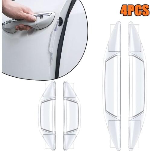 4pcs/set Car Door Protector Guard Airbag Buffer Strip Scratch Protector Car Rubber Bumper Stickers Auto Door Edge Protection