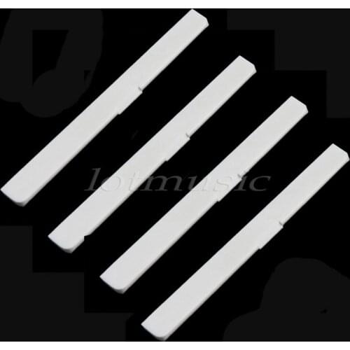 4 Pcs Bone Saddle Classical Guitar Bone Bridge Saddle Guitar Parts Accessories