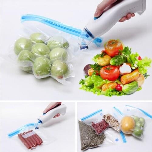 Automatic vacuum packaging machine small household food preservation machine dry and wet vacuum sealing machine