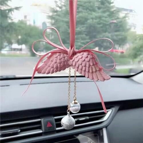 Car perfume car angel wings car pendant car decoration water bell angel wings car fragrance