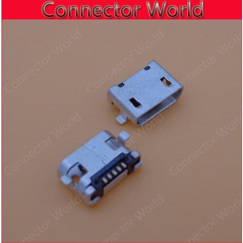 For Sony Ericsson X10 X8 E10 E15 E16 J108 W100 phone SMD feet 5p Micro usb Jack Charging port Socket connector mini repair parts