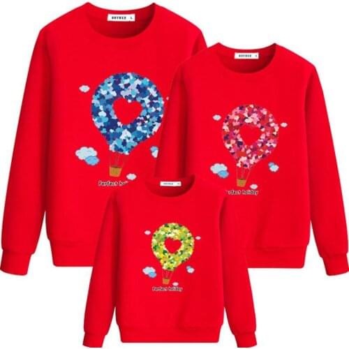 Family Clothing Spring Autumn Cotton Men Women Child Boy Girl T-shirt Father Son Mother Daughter Clothes Family Matching Outfits