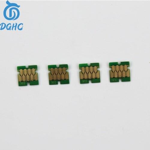 4color/lot T741X-T7414 HDK C M Y ink cartridge one time chip for Epson SureColor F6200 F7200 F9200 F9300 F9370 printer