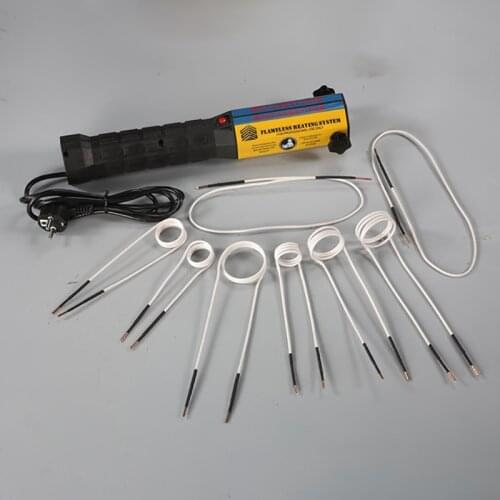 Magnetic Induction Heater 8 Coils Bolt Heat Remover Tool Kit Screw Tool Bolt Remover Repair Machine Tool