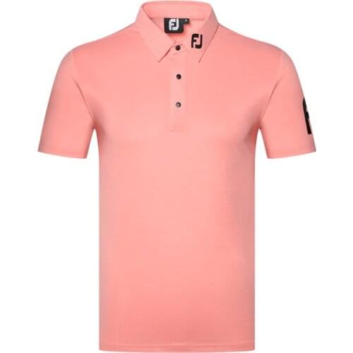 Golf WEAR Mens New Short-sleeved T-shirt Outdoor Leisure Sports POLO Shirt Sweat-Absorbent And Breathable Top