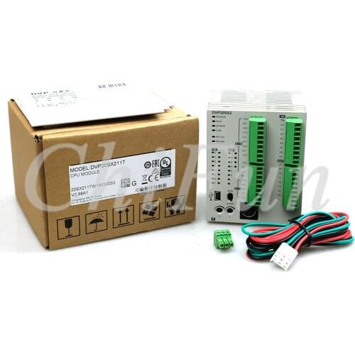 Original Delta DVP20SX211T DVP20SX211R DVP20SX211S PLC programmable controller 24VDC module Analog in box