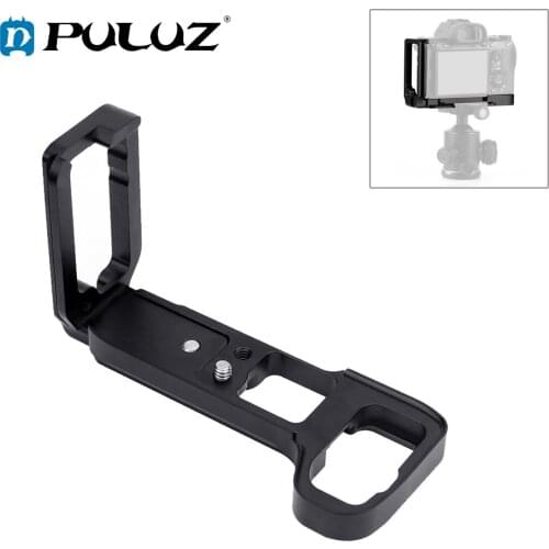 PULUZ 1/4 inch Vertical Shoot Quick Release L Plate Bracket Base Holder for Sony A9 (ILCE-9) / A7 III/ A7R III