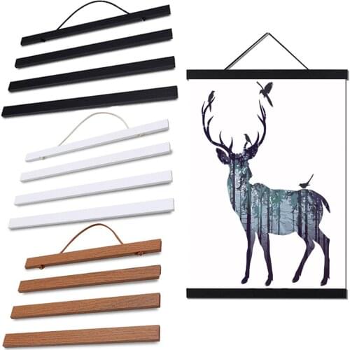 Diamond Painting Frames Magnetic Poster Frame Hanger Natural Painting Photo Frame Canvas Wall paintings Craft Frame Art