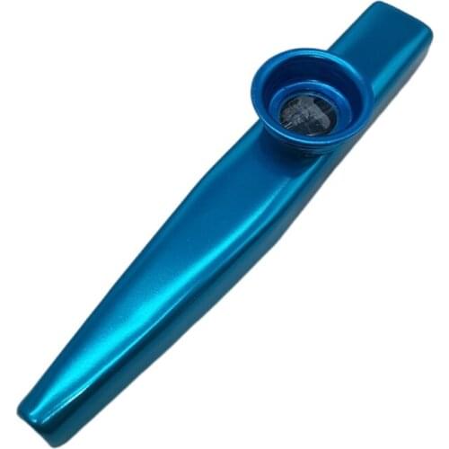 Multicolor Metal Kazoos Musical Instruments Flutes With Kazoo Flute Diaphragms