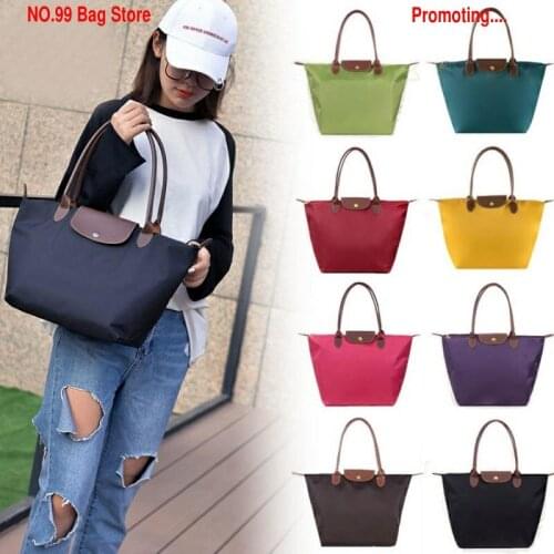 Female Handbag Shoulder Designer Lady Girl Luxury Mommy Shopping Bag Tote Oxford Cloth Beach Folding Storage For Women Bolsa Sac