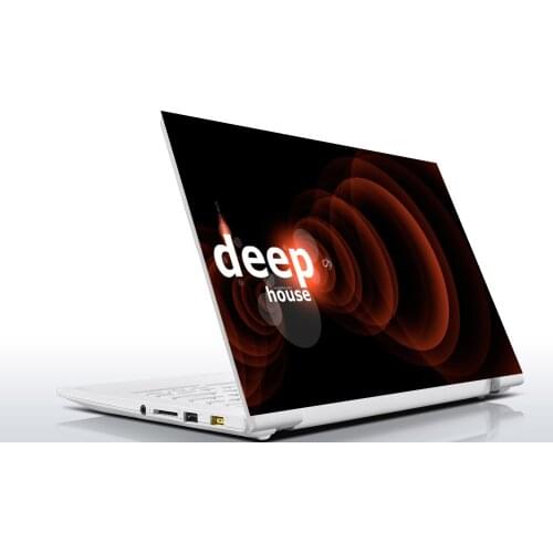 Sticker Master Deep House Universal Sticker Laptop Vinyl Sticker Skin Cover For 10 12 13 14 15.4 15.6 16 17 19 "Inc Notebook decal for Macbook,asus,Acer,Hp,Lenovo,Huawei,Dell,Msi,Apple,Toshiba,Compaq