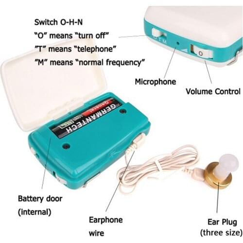 Ear Amplifiers Hearing aid S-6B Pocket Volume Enhancement Adjustable Earphones For Elderly/Deafness Hearing Medical Instruments