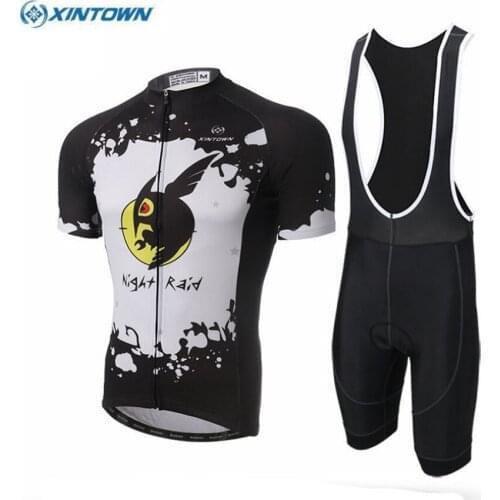 XINTOWN Men Cycling Jersey Cycling Clothing maillot ciclismo roupa ciclismo Bike Team Bib Shorts Set cycling set