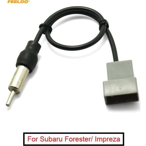FEELDO 1Pc Car Aftermarket Audio Stereo Factory Antenna Adapter Plug For Subaru Forester/ Impreza/Legacy/Outback #AM4636