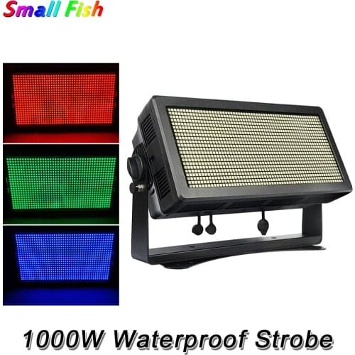 1000W RGBW 4IN1 LED Waterproof Strobe Lights Professional Stage Lighting Projector Outdoor Strobe Lights For DJ Disco Club Party