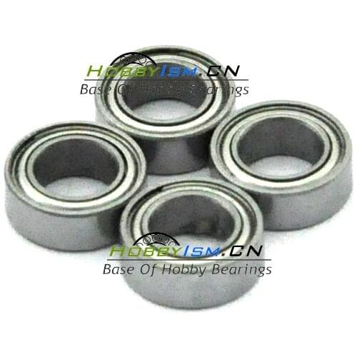 4PCS 7x17x5 Metal Shields Bearings ABEC-7 Stainless Steel SMR697 ZZ