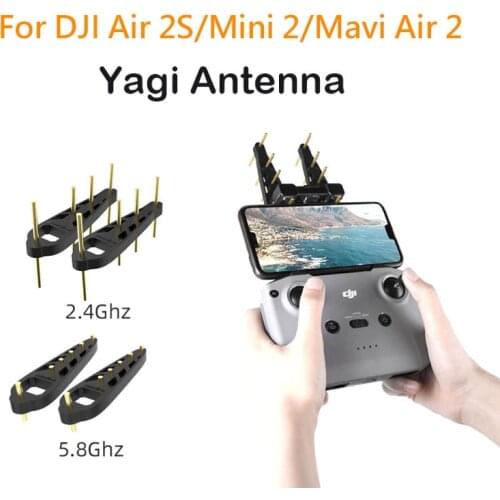 5.8Ghz/2.4Ghz DJI Mini 2 Yagi Antenna Remote Controller Signal Booster Range Extender for DJI Mavic Air 2 Drone Accessories