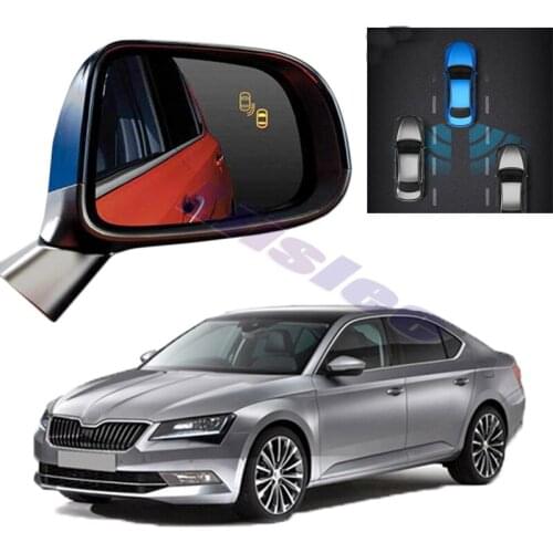 Car BSM BSD BSA Radar Warning Safety Driving Alert Mirror Detection Sensor For Skoda superb B8 2015 2016 2017 2018 2019 2020