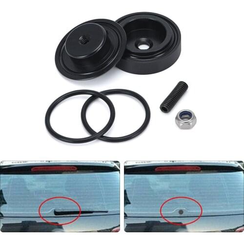 Car Rear Wiper Delete Kit O-ring Seal Nut Screw Block Off Plug Cap For Acura RSX DC5 Integra For Mazda 3 Hatchback Speed 3 Etc