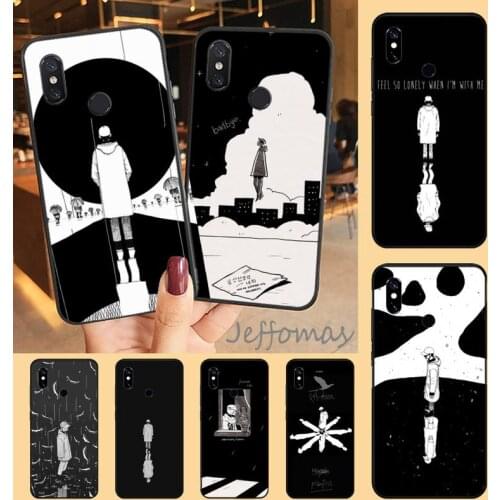 RM Mono KPOP art pattern Phone Case For Xiaomi Redmi note 7 8 9 t max3 s 10 pro lite coque shell cover funda