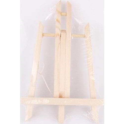 15.5cm height Wooden mini-desktop children easel pinewood small easel mini-display frame r20