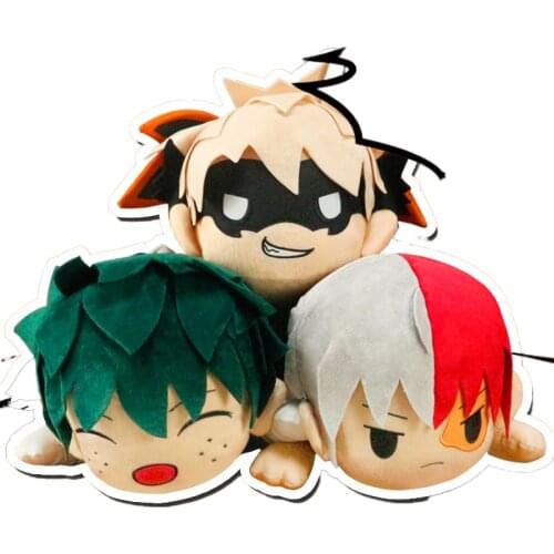 My Hero Academia Animation Plush Toys Surrounding Plush Doll Collection Super Soft Pillows Stuffed Can Change Clothes Kids Gift