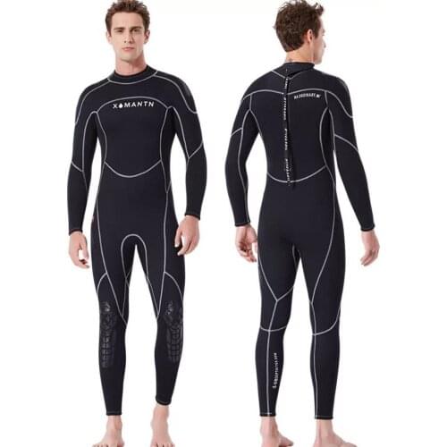 Neoprene Triathlon Wetsuit 3MM Surfing One-Piece Wetsuit Men Full Body Wet Suit Spearfishing Scuba Diving Suit O1030
