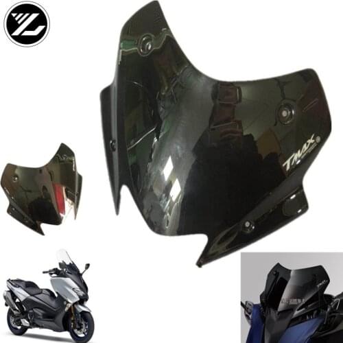 New Highest Smoke Motorcycle Windshield WindScreen Visor Viser Fit for YAMAHA TMAX 530 TMAX530 T-MAX 2017 2018 T-MAX530 SX DX