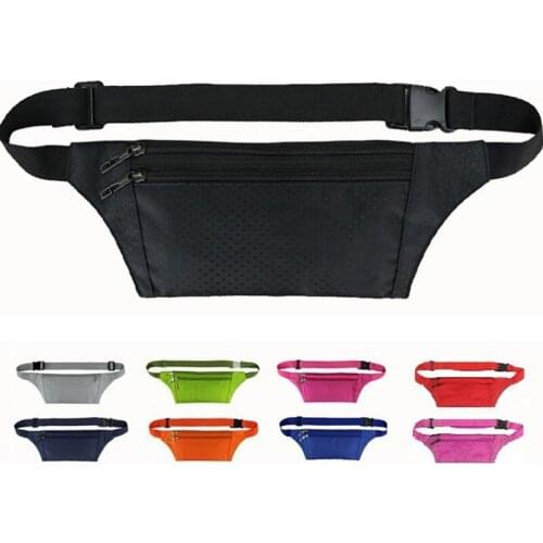 15PCS / LOT Unisex Fanny Pack Bum Bag Festival Men Women Waist Belt Pouch Travel Holiday Money Waist Pack