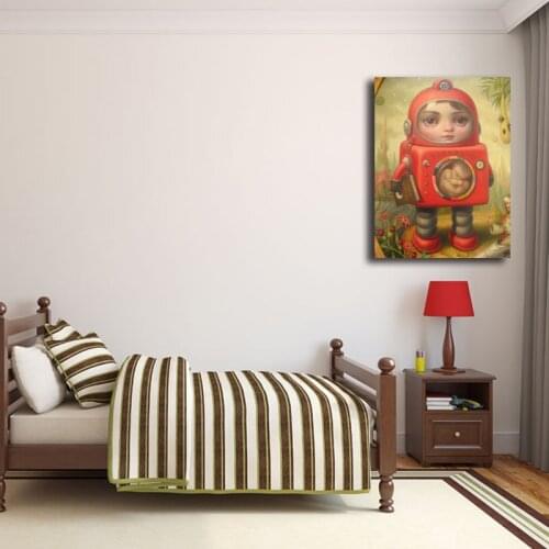 Princess Sputnik By Mark Ryden Canvas Painting Print Bedroom Home Decor Modern Wall Art Oil Painting Poster Picture Framework HD