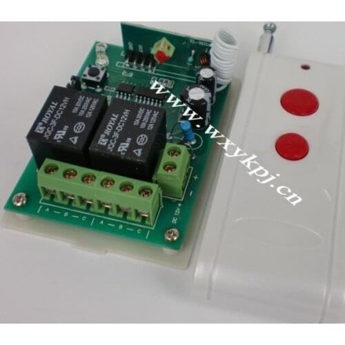 Long Range 1000M RF Receiver&Transmitter 12V Remote Control system Wireless 2 CH Multifunctional Module board Kit 315MHz 433MHz