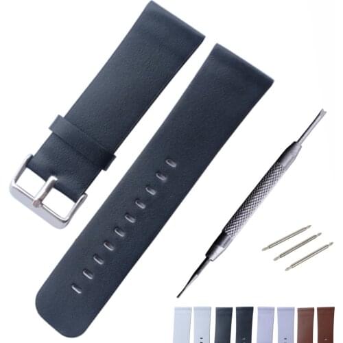 24mm Soft Genuine Leather Watchband ForDS PAM Watch Band Wrist Strap Steel Buckle Bracelet + Tool