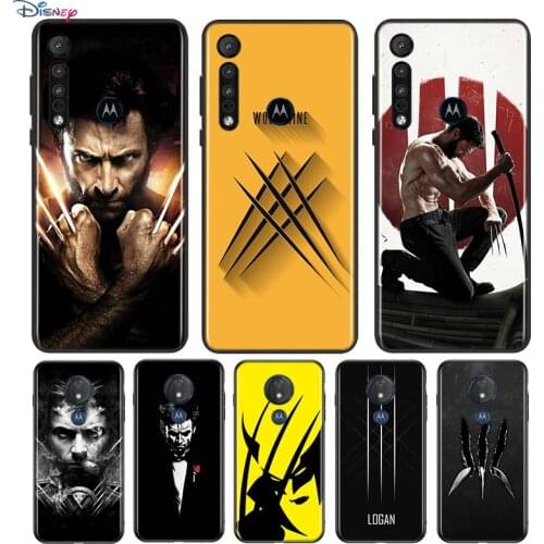 Wolverine Marvel For Motorola G9 G8 G Stylus Power One Fusion Hyper Edge E7 E6 5G Plus Play Lite Soft Phone Case