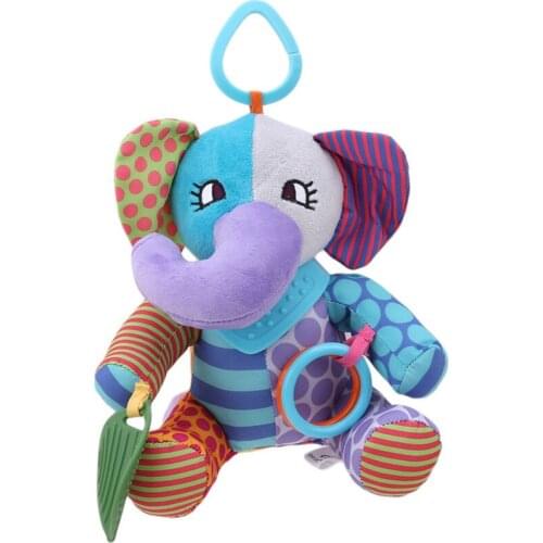 Ruiwjx Kid Baby Crib Cot Pram Hanging Rattles Stroller Car Seat Toy Ringing Stuffed Plush Animals Baby Toy