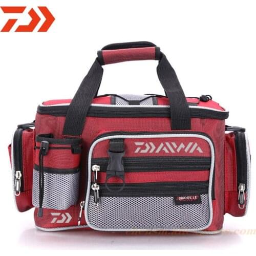 Daiwa New Fishing Multifunctional Waterproof Fishing Bag Outdoor Sports Waist Pack Lures Gear Storage Bag Single Crossbody Bags
