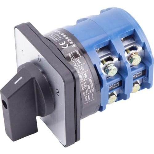 Universal Switch 125A 3Postions LW26-125 Changeover Control Rotary Cam Combination Switch